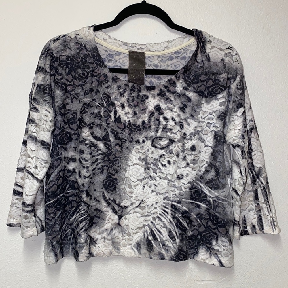 Lace Party Shirt Size Small